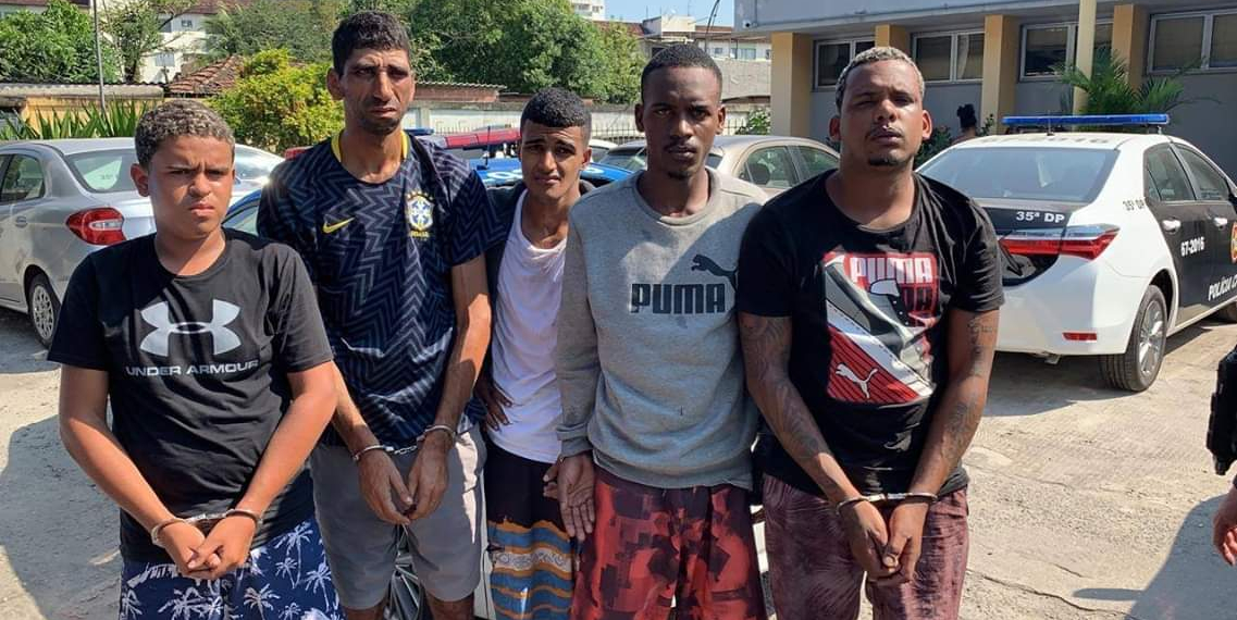 CINCO TRAFICANTES PRESOS NA ZONA OESTE