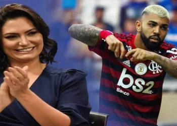 MICHELE BOLSONARO ELOGIA GABIGOL POR COMEMORAÇÃO EM LIBRAS