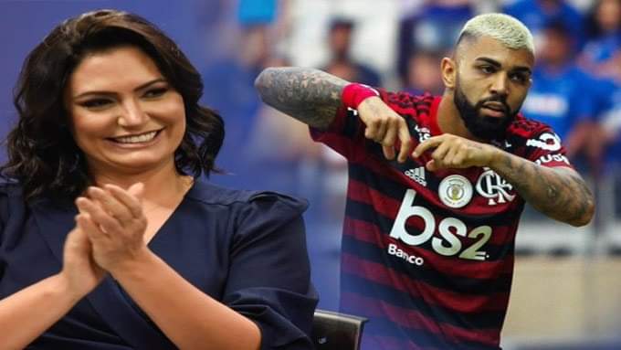 MICHELE BOLSONARO ELOGIA GABIGOL POR COMEMORAÇÃO EM LIBRAS