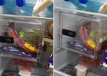 HOMEM PÕE COFRE EM GELADEIRA PARA IMPEDIR QUE A NOIVA TENHA ACESSO A CHOCOLATES