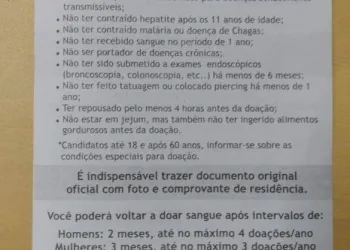 CRIANÇA PREMATURA PRECISANDO DE SANGUE NO HOSPITAL ROCHA FARIA – COMPARTILHEM