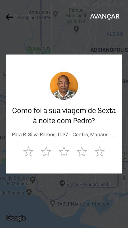 Sobre o Seu Pedro, o melhor Uber que já peguei na vida