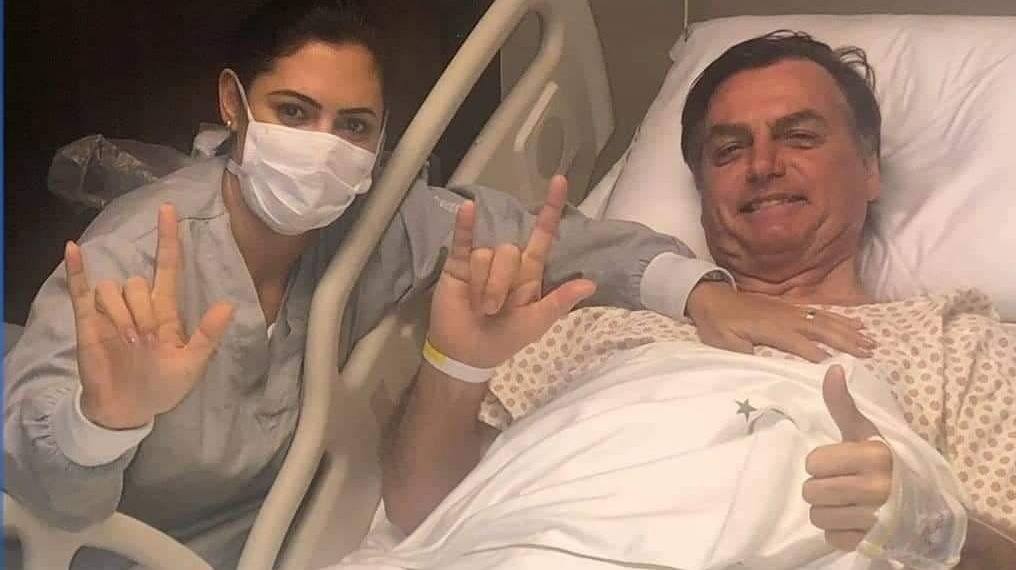 Michelle agradece orações por Bolsonaro: ‘Ele está ótimo’