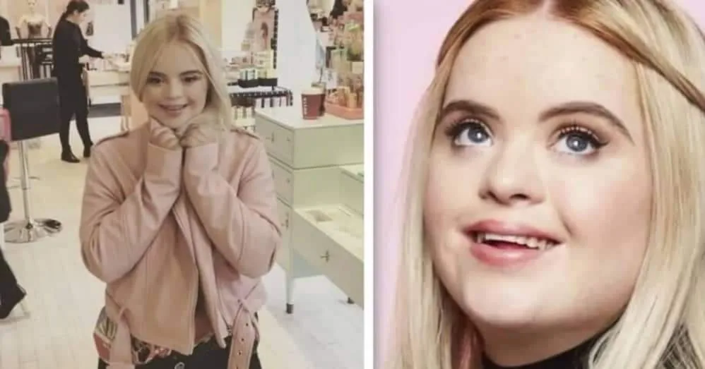Linha popular de cosméticos escolhe jovem com síndrome de Down como embaixadora
