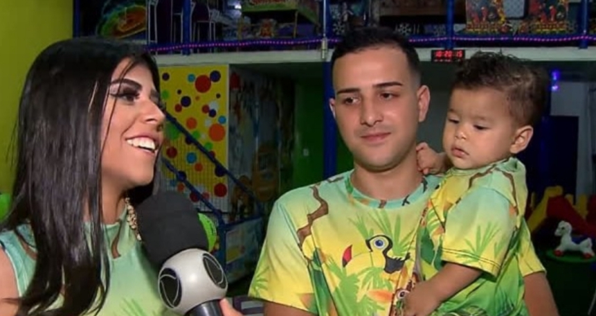 Menino ganha aniversário de 1 ano após família sofrer golpe de casa de festas em Campo Grande