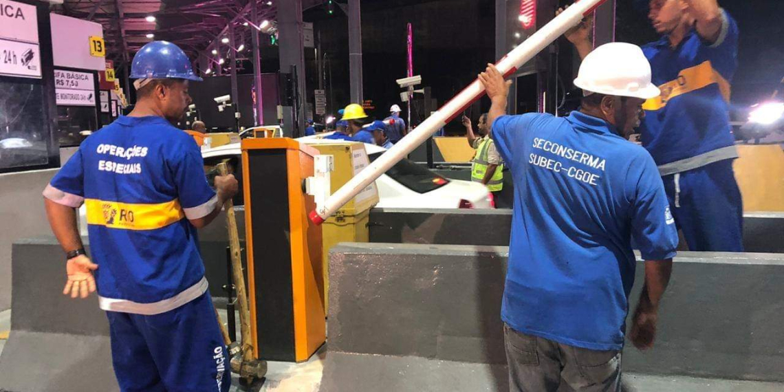 LINHA AMARELA VOLTA PARA A PREFEITURA, QUE ACABA COM PEDÁGIO