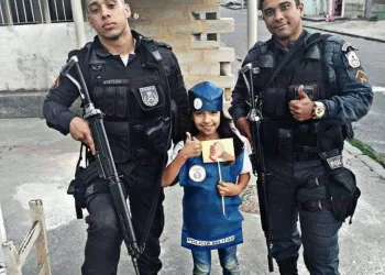 DESCANSE EM PAZ… POLICIAL MORTO DEIXA GÊMEAS ÓRFÃS