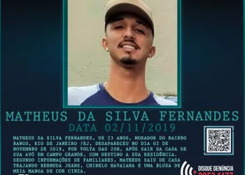 JOVEM DESAPARECIDO NA ZONA OESTE!! FAMÍLIA EM DESESPERO