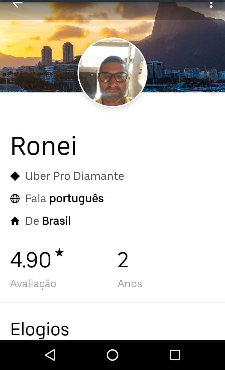 MOTORISTA DA UBER 5 ESTRELAS