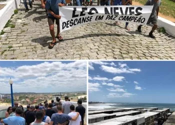 CORPO DO BI CAMPEÃO BRASILEIRO DE SURF É ENTERRADO NO RJ