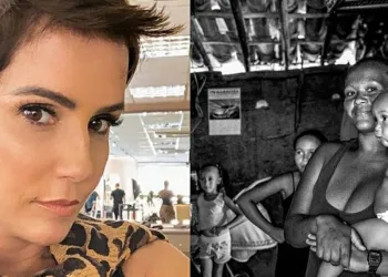 Deborah Secco doa casa para mulher com seis filhos no sertão da Bahia