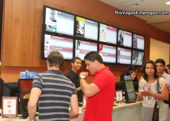REDE CINEMARK VAGAS P/ ATENDENTE – R$ 1.040,50 – COM E SEM EXPERIÊNCIA – CINEMA – RIO DE JANEIRO