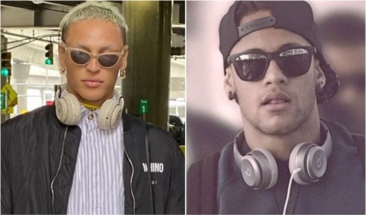Pabllo Vittar é confundido com Neymar nos Estados Unidos e jogador vira piada na web