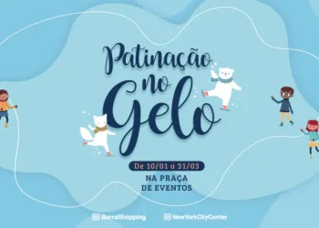 Patinação no gelo em Shopping na Zona Oeste volta em Janeiro