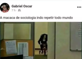 Aluno chama professora de ‘macaca’ em rede social