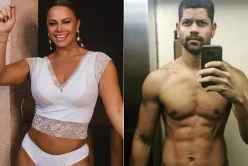 VIVIANE ARAÚJO ESTÁ NAMORANDO SEU VIZNHO