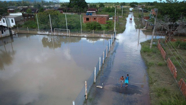 Jardim Maravilha, em Guaratiba, passa por simulado contra alagamentos