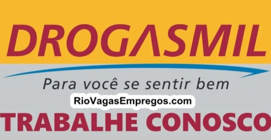 DROGASMIL VAGAS P/ ATENDENTE, CAIXA, BALCONISTA, AUXILIAR DE LOJA – R$ 1.206,00 – COM E SEM EXPERIÊNCIA – RIO DE JANEIRO