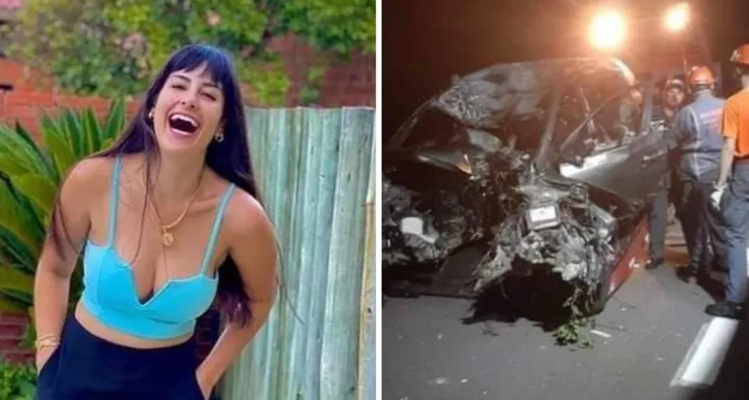 ELA GRITOU POR SOCORRO: MULHER MORRE CARBONIZADA E PRESA AS FERRAGENS APÓS BATER EM ÁRVORE