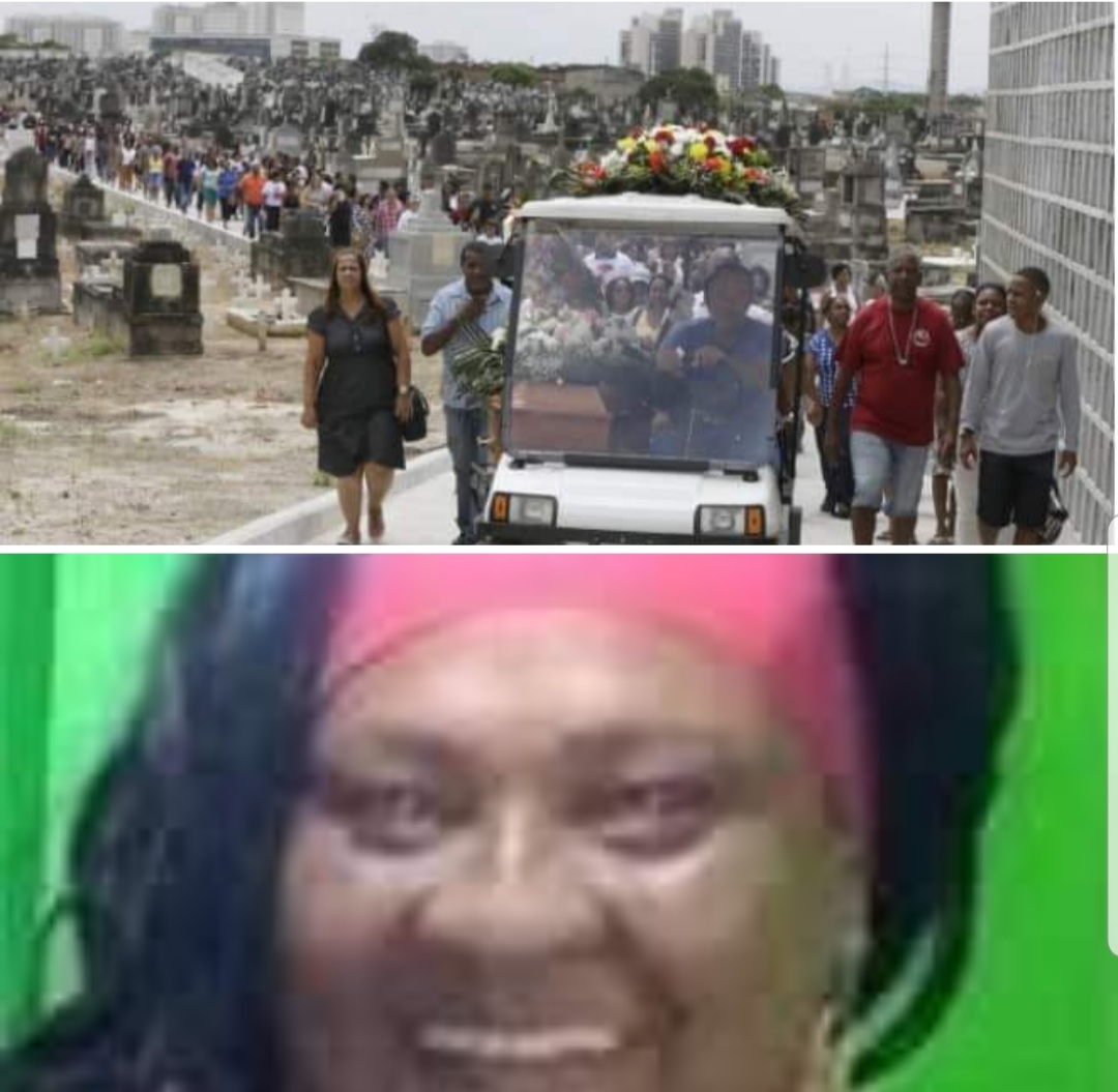 Corpo de costureira obrigada a pular de ônibus por criminosos no RJ  é enterrado em clima de revolta