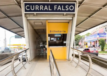 ESTAÇÃO CURRAL FALSO É ALVO DE AÇÃO CRIMINOSA NA MANHÃ DESTA SEXTA-FEIRA