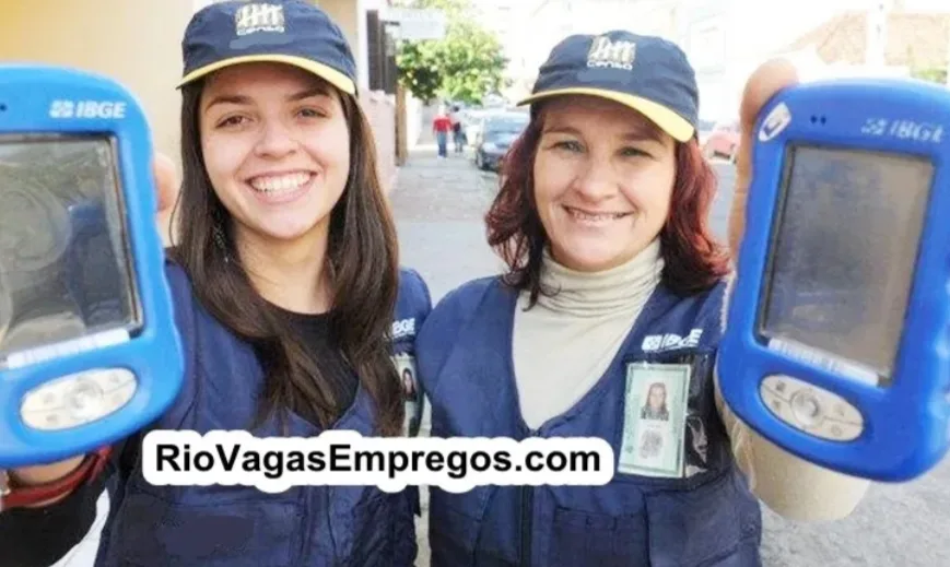 IBGE está com Vagas de empregos abertas para Agente censitário, recenseadores – Rio de janeiro – inscrições até o dia 05/02