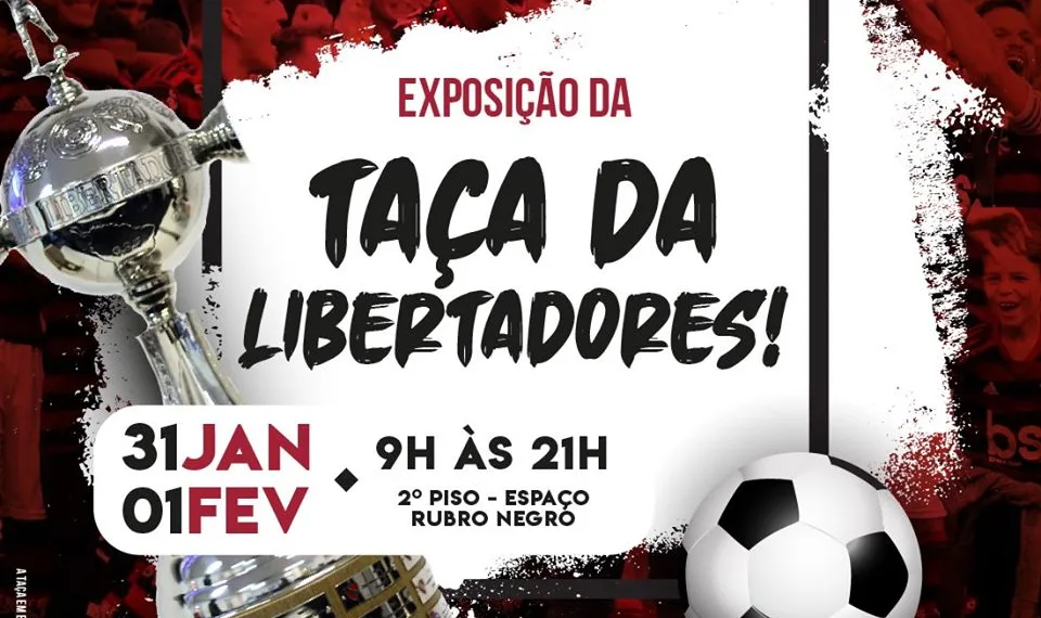 Taça da Libertadores 2019 ficará em exibição num shopping de Campo Grande!!