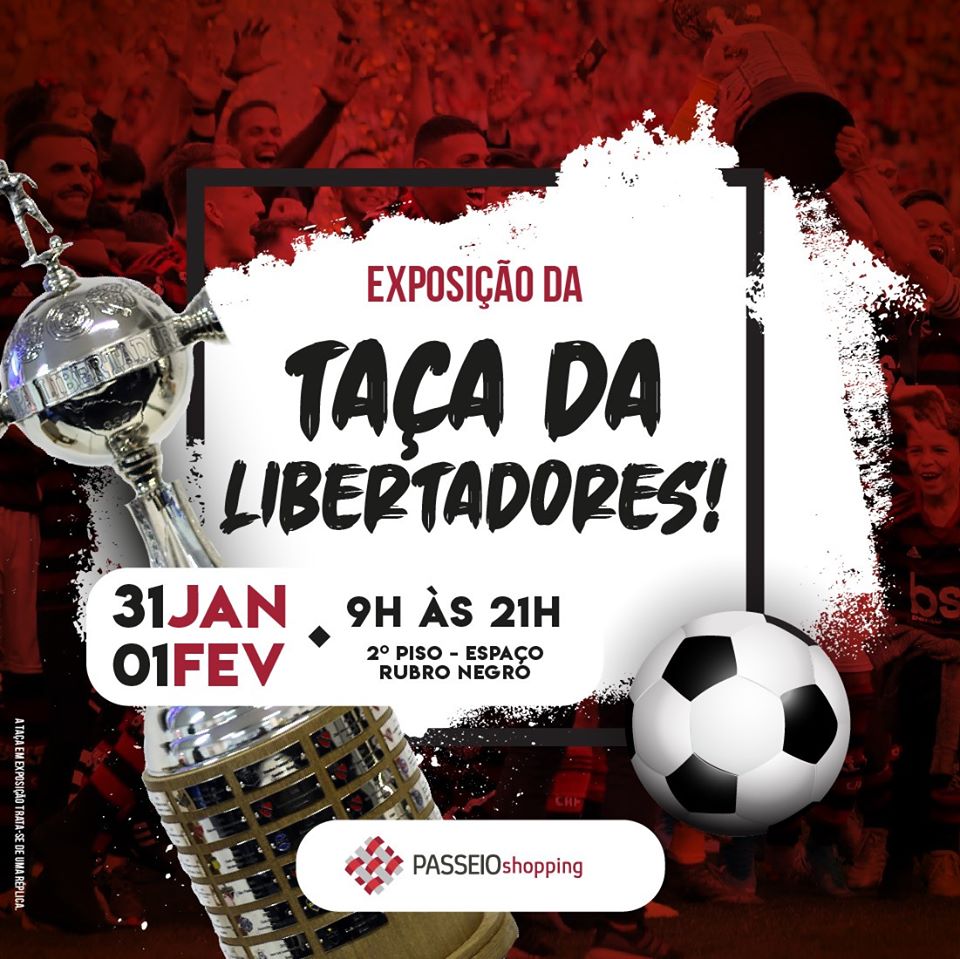 Taça da Libertadores 2019 ficará em exibição num shopping de Campo Grande!!