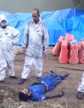 FUNCIONÁRIO DA CEDAE PASSA MAL TRABALHANDO NO TRATAMENTO DA ÁGUA