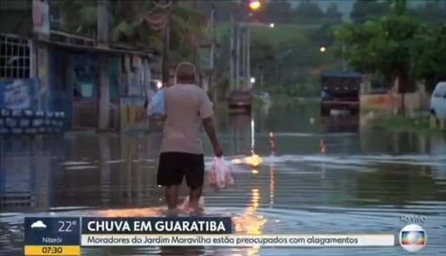 CHUVAS  PREOCUPAM MORADORES DE GUARATIBA!! CRIVELLA PROMETEU E NADA