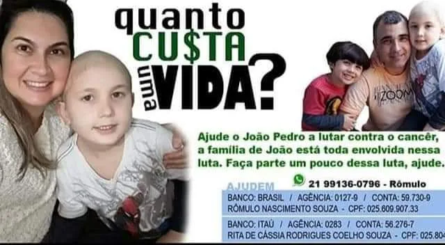 Nosso Príncipe João Pedro e sua família e urgente!!