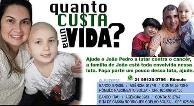 Nosso Príncipe João Pedro e sua família e urgente!!