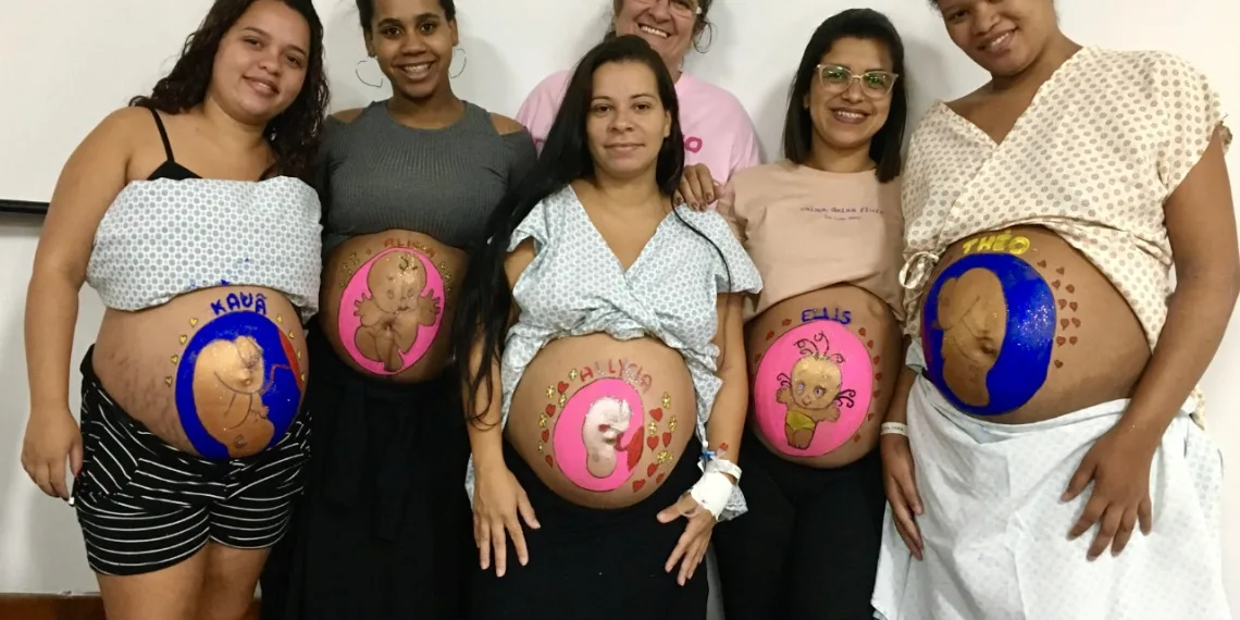 HOSPITAL ROCHA FARIA FAZ ARTETERAPIA PARA GESTANTES