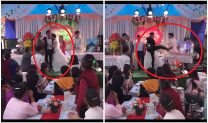 Vídeo: noivo fica revoltado após pai expor sua noiva em seu próprio casamento