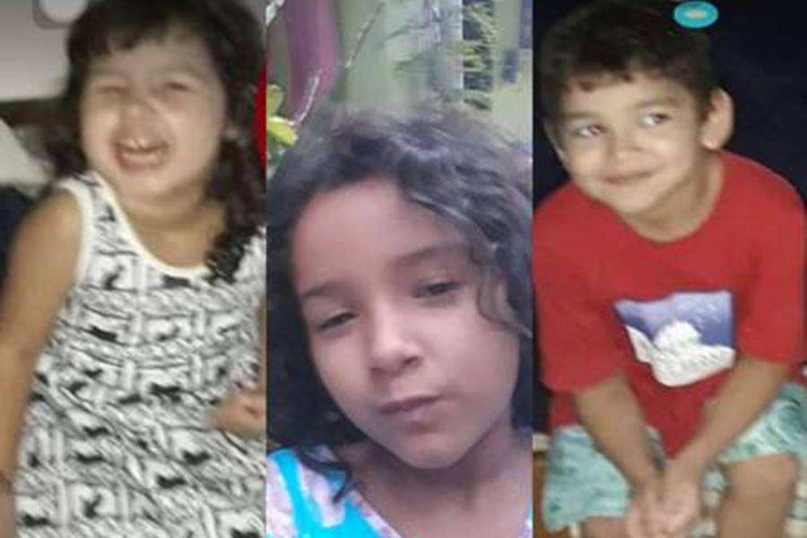 crianças mortas num incêndio em Paraty são enterradas na mesma cova