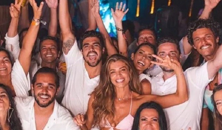 O réveillon inesquecivel  de Grazi Massafera e Caio Castro