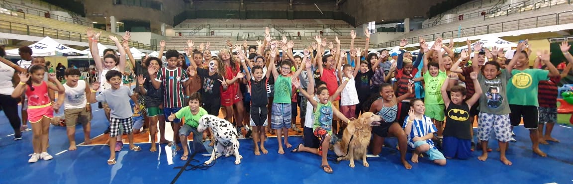 Caravana Carioca de Férias agita o Centro esportivo em Campo Grande com atividades para crianças e responsáveis