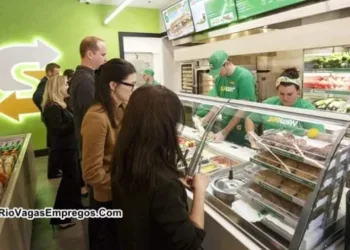 Lanchonete Subway vagas p/ Atendente de Lanchonete – R$ 1.075,00 – com e Sem experiência – Rio de janeiro