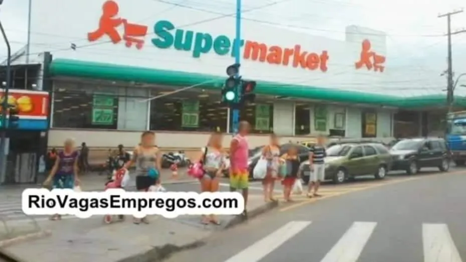 SUPERMARKET VAGAS P/ AUXILIAR DE LIMPEZA, REPOSITOR, FRENTE DE LOJA, HORTIFRUTI, CAIXA, BALCONISTA – R$ 1.150,00 – COM E SEM EXPERIÊNCIA – RIO DE JANEIRO