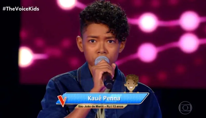 Kauê Penna, do RJ encanta público e faz jurados virarem no The Voice Kids