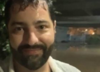 Apresentador da Band perde carro em enchente