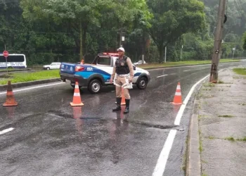 Guarda Municipal divulga plano de ação para bloqueio de vias durante chuvas fortes