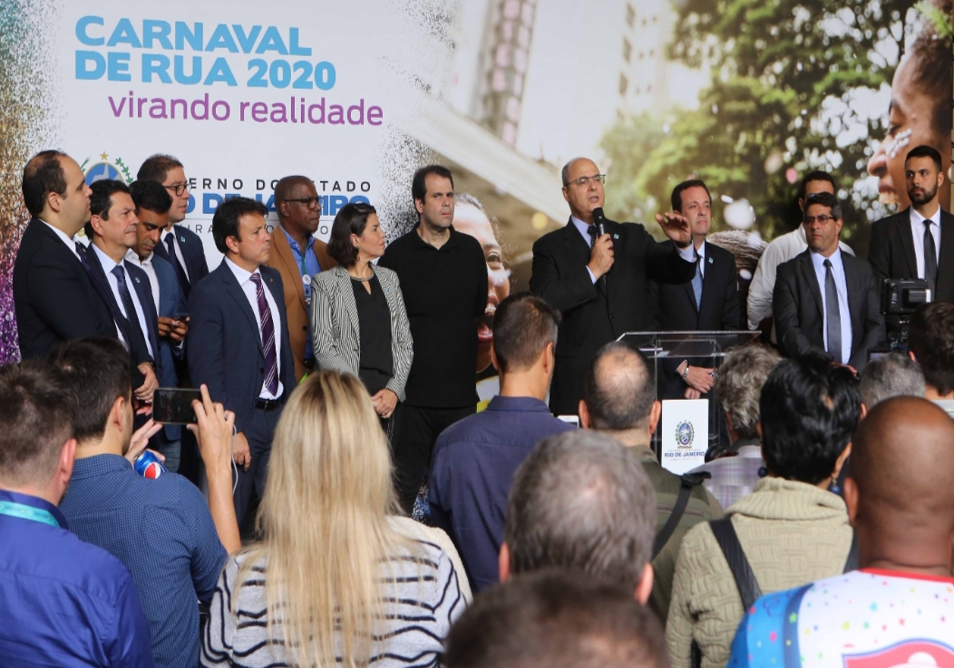 Witzel  anuncia apoio ao Carnaval de rua do Rio de Janeiro