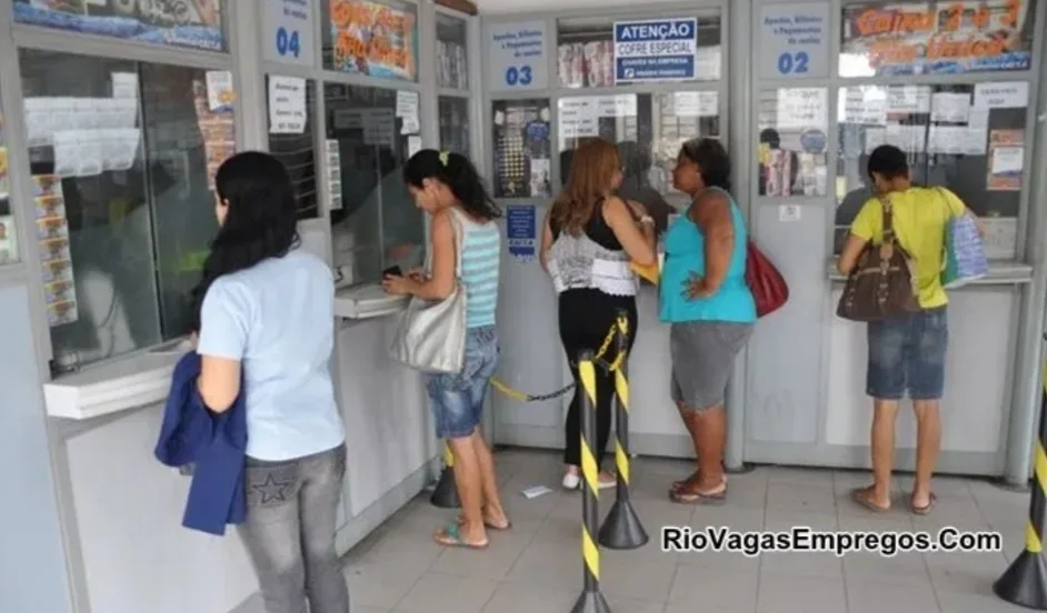 CASA LOTÉRICA VAGAS P/ OPERADORA CAIXA, ATENDENTE, OPERADORA DE XEROX – R$ 1.362,15 – COM E SEM EXPERIENCIA – RIO DE JANEIRO