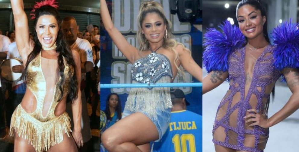 Carnaval 2020: Confira as rainhas de bateria das escolas de samba do Rio de Janeiro