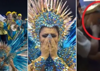 Após tombo ao vivo na Globo, vaza vídeo de Lexa saindo carregada da avenida nos braços e público se desespera; Assista