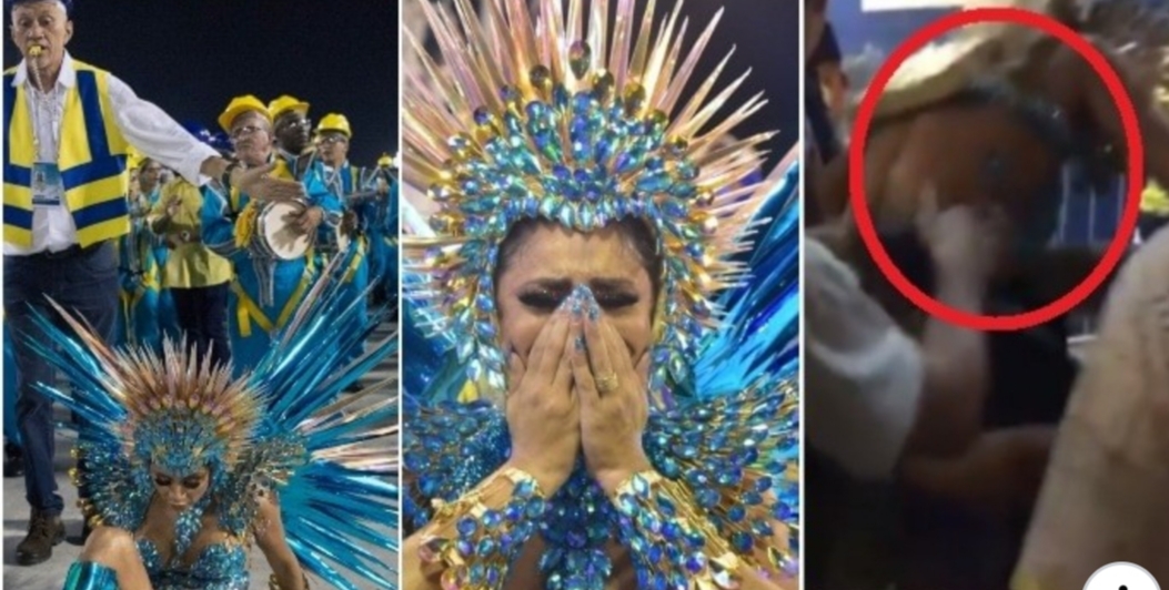 Após tombo ao vivo na Globo, vaza vídeo de Lexa saindo carregada da avenida nos braços e público se desespera; Assista