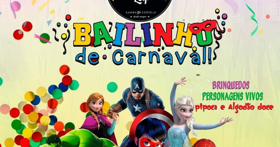 BAILINHO DE CARNAVAL DO BAR DA LAPA NO PARK SHOPPING