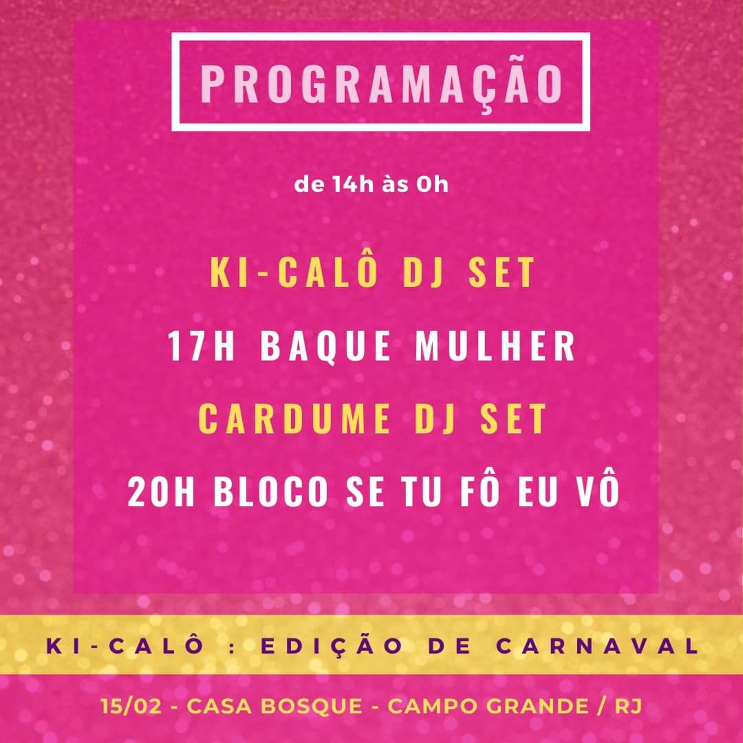 Hoje tem bloco de carnaval em Campo Grande!! Vamos curtir?