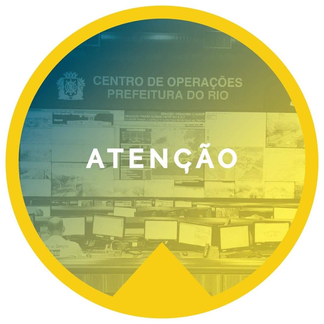 Rio entrou em estágio de atenção por causa das chuvas